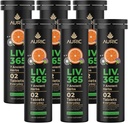 Auric Herbal Liver Support Supplement | 밀크 이틀(Silymarin), Turmeric, 마늘, 생강, 생강 건강 고급 데톡스 및 클렌징 포뮬러 | 120 정제 | 식물 기반 글루텐 프리