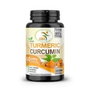 순수한 심황 쿠르쿠민 1000 mg 까만 고추 추출물 95% CURCUMINOIDS, 비 GMO, 증가시킨 흡수, 글루텐 자유로운, 500mg 60 Veggie 캡슐
