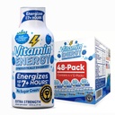비타민 에너지 Immune+ 여분 힘 에너지 탄 파란 라즈베리 48 팩, 260mg 자연적인 카페인, B 비타민, Citicoline, 녹차, Immunity & 초점 지원, 영 설탕, 글루텐 자유로운 1.93 fl oz