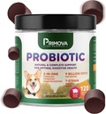개 소화 효소에 대한 Probiotic Dog Chews - 개 Diarrhea & 자연 알레르기 완화 - 강아지 Probiotic Chews - 개 알레르기 Chews - 120 Chews 팩