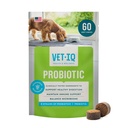 개를위한 VetIQ Probiotic 보충, 개를위한 소화 지원, Nourishes Gut Bacteria 및 지원 Bowel 기능, Hickory 연기 맛, 미국에서 만든 60 조사