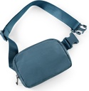 ODODOS Unisex 미니 벨트 가방 조정 가능한 스트랩 작은 Fanny Pack for Workout Running Traveling Hiking, Blue