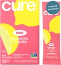 Cure Hydration Kids Electrolyte 음료 믹스 | 플랜트 기반 소아과 공식화 재수 | 추가 설탕 없음, FSA-HSA, Non-GMO, 글루텐 프리, 인공 향료 없음 | 박스 6 패킷 - 핑크 레몬