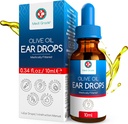 왁 스 제거 및 차단 된 귀, 10ml에 대 한 Medi Grade Olive Oil Ear Dropper Softens와 100 % 천연 귀 왁스 제거 드롭 및 경화된 Earwax Buildup 제거 - 고급 귀 왁스 드롭