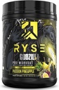 RYSE Godzilla X Noel Deyzel Pre Workout Powder - Passion Pineapple - 400mg Caffeine, Citrulline & Beta Alanine - Energy, Pump & Focus - 20/40 서빙 남성 및 여성을위한 높은 자극 사전 운동