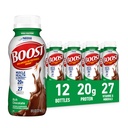 BOOST 높은 단백질 음료 균형 영양 음료, 리치 초콜릿, 8 FL OZ (12 팩) 준비