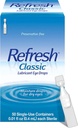 고급 클래식 Lubricant Eye Drops, 보존 무료,0.01 Fl Oz Single-Use Containers, 50 Count, Pack of 1, Packaging May Vary