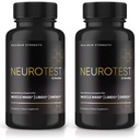 (2 팩) NeuroTest 캡슐 - NeuroTest 규정식 보충교재 남자를 위한 NeuroTest 규정식 보충교재, 전반적인 웰빙 및 최고봉 성과를 위한 NeuroTest 매일 공식, 진보된 공식 알약, 신경 시험 리뷰 (120의 캡슐)