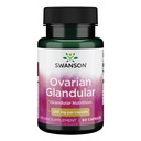 Swanson Ovarian Glandular Supplement - 여성 동맥 건강 및 균형 지원 - 프리미엄 Bovine Tissue - 60 캡슐, 250mg 각