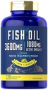 Carlyle Fish Oil 3600mg | 1080mg 오메가 3 | 120 개 | 비 GMO 및 글루텐 무료 보충
