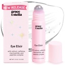 눈 밑의 은혜와 스텔라 - Retinol & Caffeine Eye Serum for Puffiness, Dark Circles, Wrinkles - Vegan Skincare
