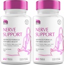 Neuropathy 828mg를 위한 2개의 Nerve Savior의 팩, 진보된 Nerve 지원 보충교재, 건강한 발, 알파 Lipoic 산, 비타민 D, B6, B12-60 캡슐을 가진 제일 Regen