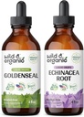 야생 & 유기 골든 씰 4 fl oz & Echinacea Tincture 4 fl oz