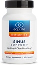 Equilife Sinus 지원은 Berberine, NAC, Licorice 뿌리 및 산화 부자 초본 혼합, 계절 균형, 글루텐 자유로운, Soy & Dairy를 위한 식물 근거한 공식, 20의 서빙을 보충합니다