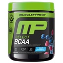 MusclePharm Essentials BCAA 분말, 전 & 포스트 운동 회복 음료, 지원 근육 회복 & 에너지 생산, 필수 아미노산 보충교재, 30의 서빙, 파란 딸기 풍미