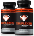 NutraRize (2 팩) Truflexen 알약, Tru Flexen 근육 빌더, 전반적인 웰빙, 프리미엄 성능 캡슐, 공식 True Flexen 리뷰 (120 캡슐)