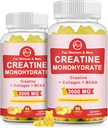(2 팩) 크레아틴 Monohydrate 거미, 설탕 남자 & 여자를 위한 자유로운 Chewable 크레아틴 보충교재, 근육, 에너지, 전 운동, 파인애플 맛을 내는을 위한 크레아틴 거미 이익