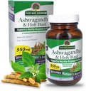 자연의 답변 Ashwagandha 루트와 성령 바실 60 캡슐 | 스트레스에 대한 건강한 응답을 지원합니다. 캘름. 휴식과 언윈드 *. | 글루텐 프리 | 비 GMO | 고스허 | 채식주의자 | 채식