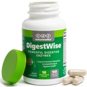 Naturenetics DigestWise Digestive Enzymes - 10 강력한 Vegan Enzymes to Support Digestion, Gas, Bloating & Constipation Relief - Keto Friendly - 실험실 테스트 - 90 캡슐 (1)