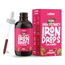 LLORENS PHARMACEUTICAL Iron Supplement for Women Iron Drops 매일 지원, 다당류 복잡한 무료 맛의 20mg, 자연 감미료, 채건 및 파라벤 무료 (베리 다이퀴리, 4 Fl Oz)