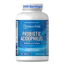 Puritan 's Pride Daily Probiotic Acidophilus, 100 백만 명의 라이브 문화, 소화, 구트 및 면역 건강, 콩, 나트륨 및 글루텐 무료, 8 개월 공급, 250 정제를위한 다이어트 보충