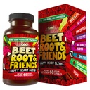 Beet 뿌리 캡슐 - 순환, 심장 건강 에너지 - w 포도씨 추출물 & Ginseng 60 조사 Vegan