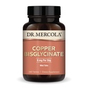 박사. Mercola 구리 Bisglycinate, 90의 서빙 (180의 정제), 규정식 보충교재, 일 당 8 mg, 소형 탭, 지원 전반적인 건강, 비 GMO