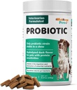 Wellnergy Daily Probiotic & Prebiotics Soft Chew for Dogs & Cats - Diarrhea, Constipation, Upset Stomach, Indigestion & Gas - 소화, 알레르기 피부 및 면역 건강 160ct에 대한 소화 지원