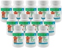 Alka•Pan (12 팩) 최고의 프로세스 알칼리성 - 자연 소화 보충 - Antioxidant-Rich Superfoods 및 소화 허브가있는 Pancreatic 효소