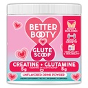 더 나은 Booty 글루텐 스쿠프, 여성 Creatine + L' 글루타민 아미노산, 완벽한 음료 혼합 보충, Unflavored (300 그램, 30 서빙)