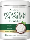 Carlyle Potassium 염화 물 분말 보충 16 온스 | 음식 급료 | 소금 대체 | Vegan, 채식주의자, 비 GMO, 글루텐 무료