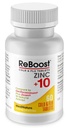 MediNatura ReBoost 아연 +10 MAX 감기 & 유출 증상 완화 빠른 행동, 비 파괴적인 자연 Soothing Homeopathic 도움 Relieve 전체적인 몸 불편, 기침, 피로, 응고 - 레몬 - 60 정제