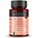 Pureclinica 트리플 강도 Phosphatydyl Serine 및 Phosphatidyl Choline x 60 정제