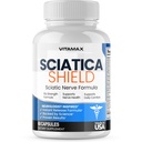 Sciatic Nerve 건강 지원 보충교재 – 10x 공식 알파 Lipoic 산 Folic 산, Turmeric, Glucosamine, MSM, 비타민 B Complex - 미국에서 만드는 – 60ct