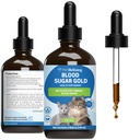 Pet Wellbeing Blood Sugar Gold Cats - 전체적인 혈액 설탕 지원, Pancreas & Liver Health, Gymnema, Fenugreek & Devil의 클럽 - NASC 인증 및 Vet-Formulated - 4 oz 액체