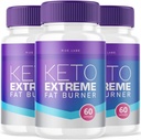 연구소 Keto Extreme 캡슐, Keto Extreme Fat 버너 보충, Keto Extreme for Total Body Health, Keto Extreme Max Strength Formula (180 캡슐) (패키지 3)