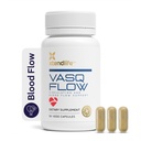 Xtendlife VasQFlow Nitric 산화물 승압기 - 순환, 혈액 흐름, 심장 및 근육 지원 - Red Spinach Extract & Aged Garlic - 1 개월 공급 (90 개)