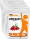 BulkSupplements.com 크랜베리 분말 - 크랜베리는 여성 및 남성, 말린 크랜베리를 위한 보충 교재를 제공합니다 - 글루텐 무료 & 설탕 무료, 서빙 당 5g, 1kg (2.2 파운드) (팩 1)