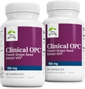 Terry Naturally Clinical OPC - 심혈관 건강 및 초점 지원 보충교재 - 포도씨 추출물 & 해바라기 Lecithin를 가진 규정식 보충교재 - 면역 지원 - 150 mg, 60 Softgels (2의 포장)