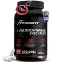 Lumbrokinase 보충교재 40mg (60의 캡슐) - 최대 활동 800,000 UI - 순수한 Lumbrokinase 효소 소화 효소, 혈청 Nattokinase 보충교재, 실험실 시험되는, 비 GMO 보다는 더 나은