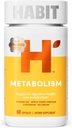 Habit Metabolism 보충 (60 캡슐) - 소화 건강 및 대사, 비타민 B12, 셀레늄, 크롬, 애플 Cider Vinegar, Vegan, 비 GMO (1 팩) 지원