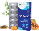 Q-Gazz는 Gas, Bloating 및 Indigestion 임상적으로 Probiotics, Carminative Oils 및 Digestive Enzymes for Men & Women Formulated by Doctors - 30 정제의 독특한 혼합을 지원합니다.