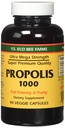 Propolis-Raw 처리되지 않은 1000mg Y.S. 유기 꿀벌 농장 90 모자