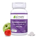 EZ 용해 Dissolvable KSM-66 Ashwagandha, 300 mg, Sugar-Free, 스트레스, 수면 및 계류 지원 보충교재, 30 일 공급, Apple Berry-Flavor - 1 팩