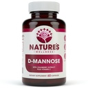 Cranberry Extract & Vitamin C와 D MANNOSE - Urinary Tract UT Cleanse & Bladder Health - Urinary Tract Infection UTI - 천연 건강한 홍조 및 Detox Impurities | 60 Veg Capsule