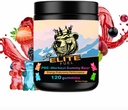 Pre Workout Gummies Elite Fuel - Endless Energy, Instant Strength Gain, Intense Pump, 향상된 에너지 출력 및 향상된 Athletic Performance, Endurance Performance
