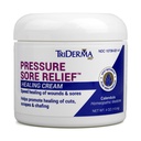 TriDerma MD Pressure Sore Relief Healing Cream for Bed Sores Treatment, Ulcers, Pressure Sores, Wound Healing, Chafed Skin and Hard-to-Heal Skin Sores with Calendula and AP4 Aloe, 4 oz Jars