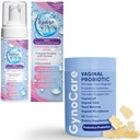 Terramed Just Think Comfort Vaginal Probiotic Gummies for Women + Unscented Feminine Wash - pH 밸런스, 냄새 제어 및 Intimate Health에 대한 이중 지원