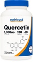 Nutricost Quercetin 1000mg, 120 캡슐 - 채식 캡슐, 60 서빙, 캡슐 당 500mg, 비 GMO, 글루텐 무료
