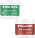 Amla Powder & Green Tea Superfood Supplement with Indian Gooseberry & Hibiscus, 유기, 비건, 30 서빙